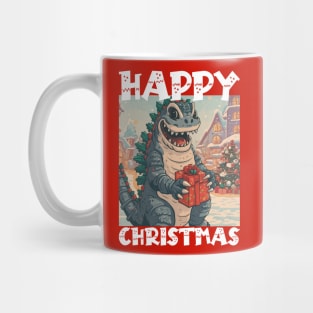 Happy Christmas with Godzilla - 4 Mug